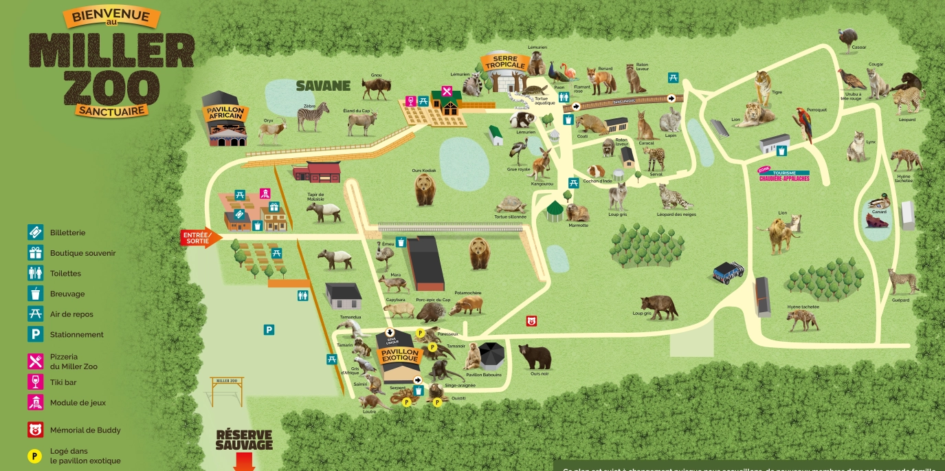 Carte Été 2026 Zoo Français Web