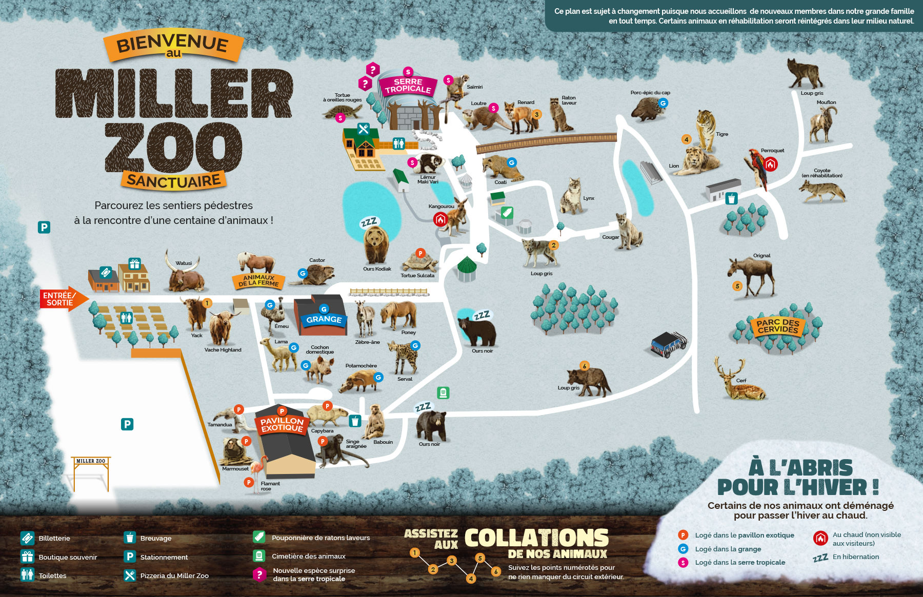 carte Miller Zoo